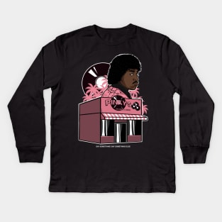 Pinky’s Records & Discs Kids Long Sleeve T-Shirt